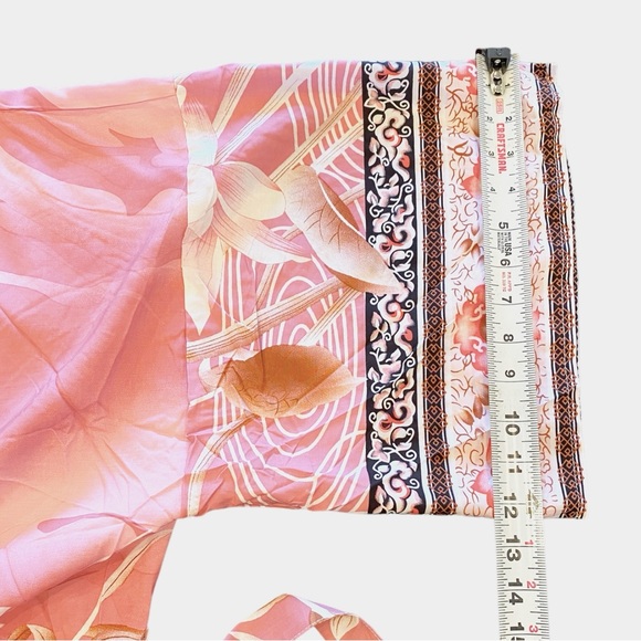 🦩🌴 Pink Flamingo Floral Kimono Swim Coverup ~ Brand New - Picture 15 of 17